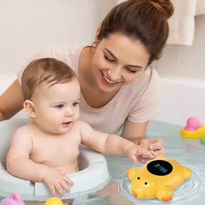 Thermomètre bain bébé 