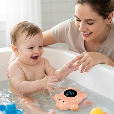 Thermomètre bain bébé 